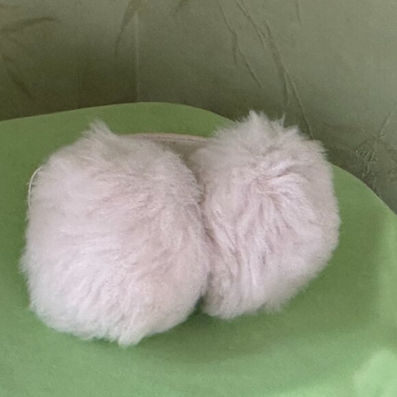 COACH SHEARLING AND LEATHER EARMUFFS:NWT CHALK 7371 - Picture 9 of 10
